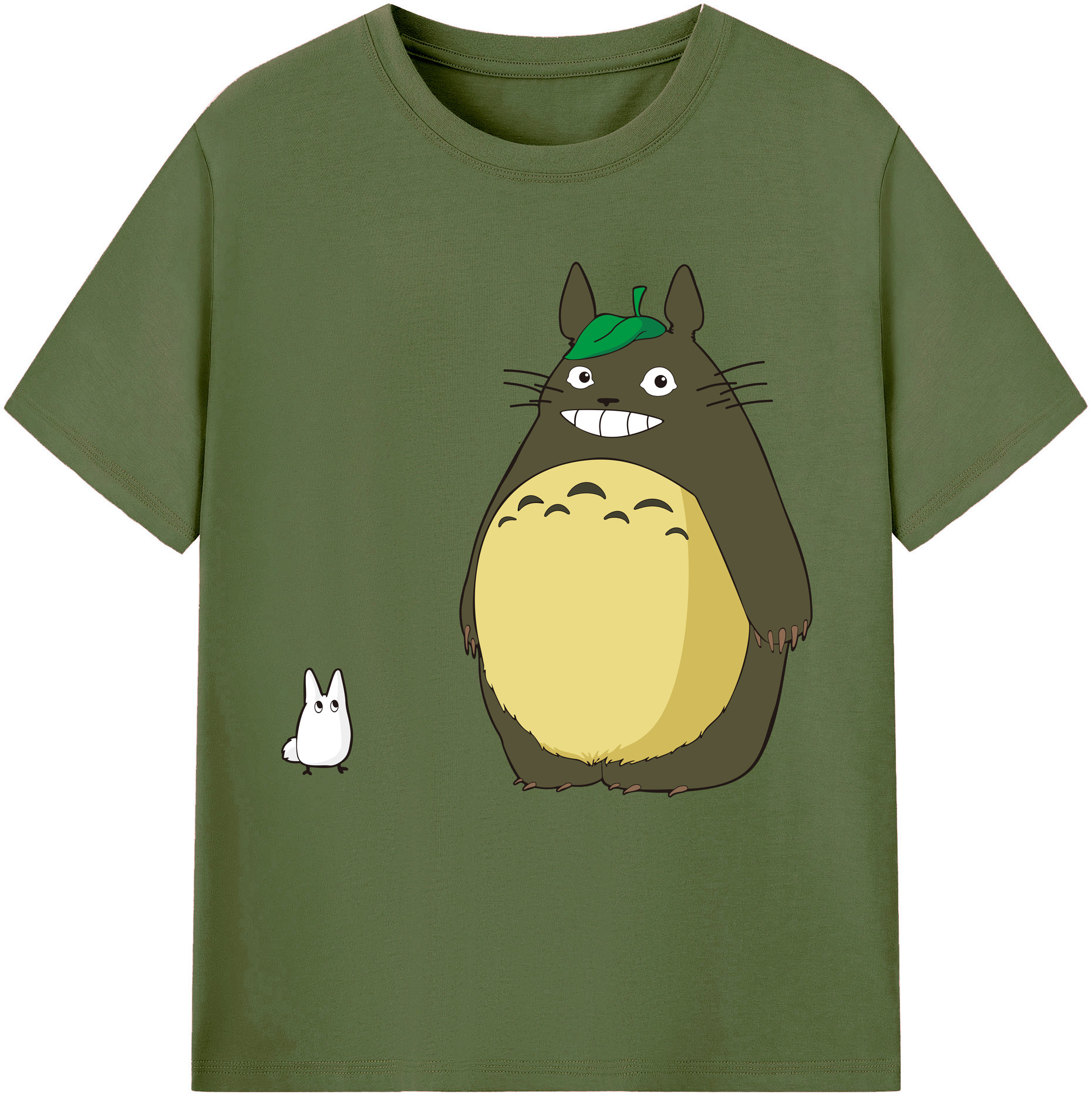 （画像用） となりのトトロ 草壁メイ 草壁サツキ My Neighbor Totoro Satsuki Kusakabe Mei Kusakabe 綿100％半袖Tシャツ（フロントプリント）